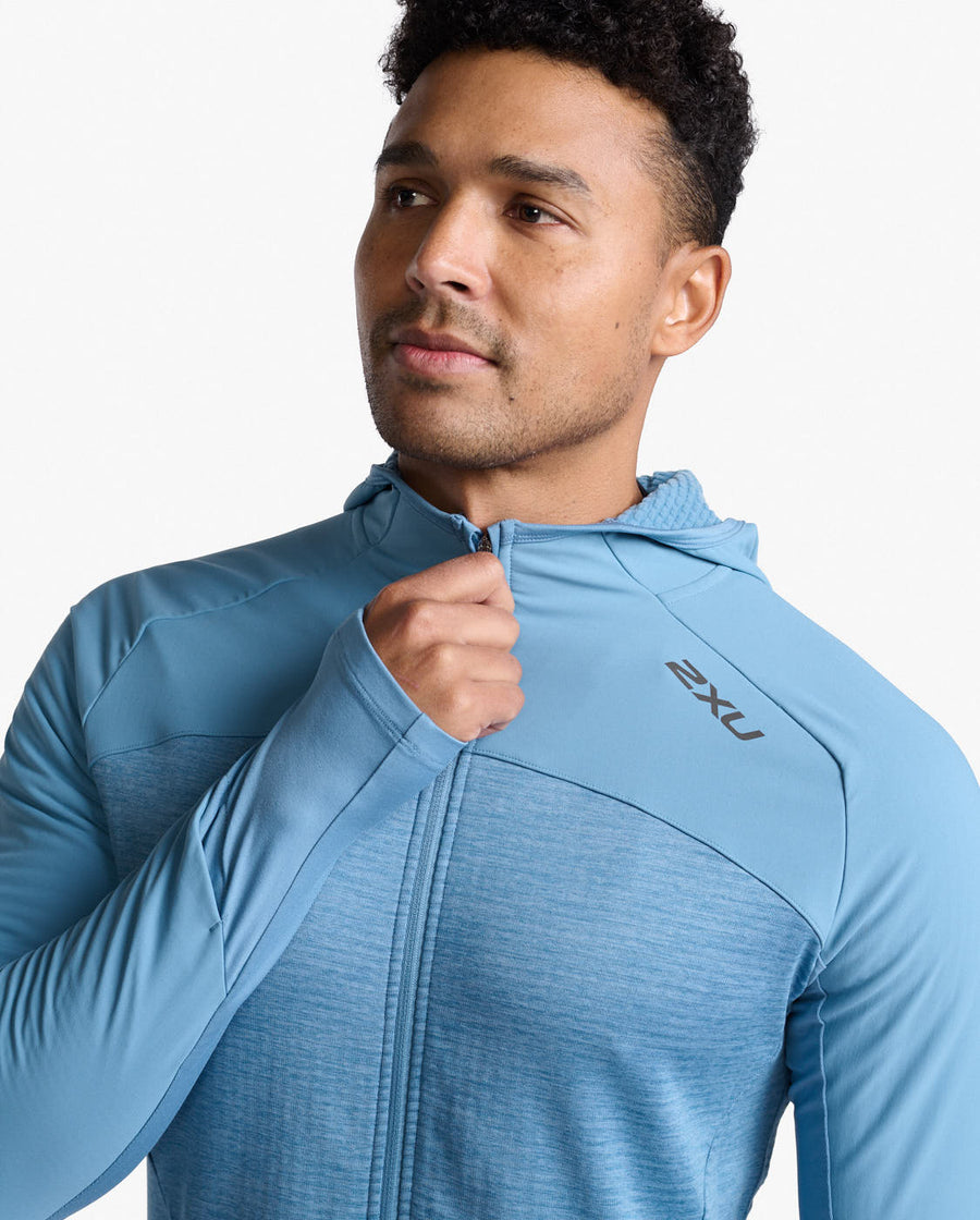 Pánská termo mikina 2XU Ignition Hooded Mid-Layer