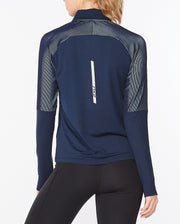 Damska bluza z kapturem Midnight 2XU LIGHT SPEED 1/2 ZIP