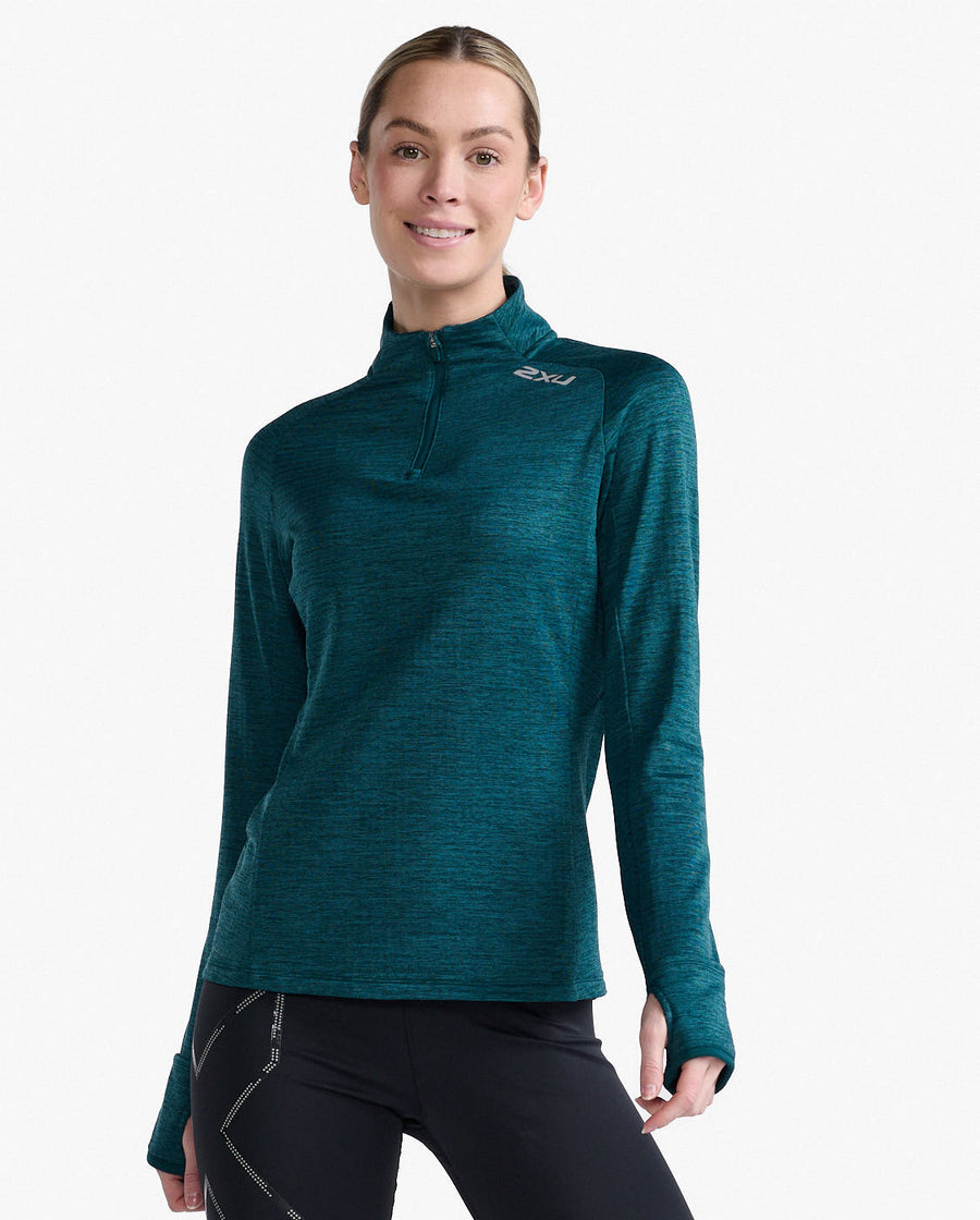 Maillot manches longues 1/4 zip femme 2XU Ignition | Vélo-Store Maillot manches longues 1/4 zip femme 2XU Ignition | Vélo-Store